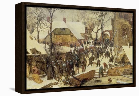 The Adoration of the Magi in the Snow, 1567-Pieter Bruegel the Elder-Framed Premier Image Canvas