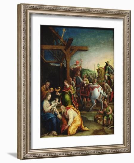 The Adoration of the Magi, Late 16th Century-Lavinia Fontana-Framed Giclee Print