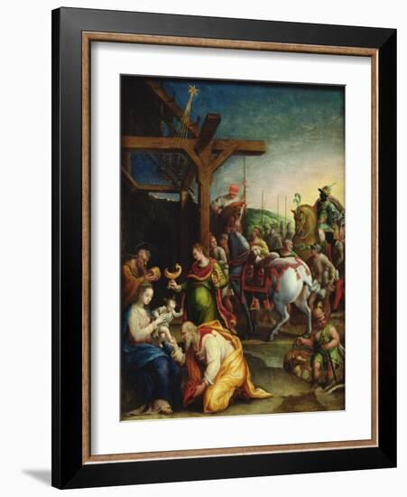 The Adoration of the Magi, Late 16th Century-Lavinia Fontana-Framed Giclee Print