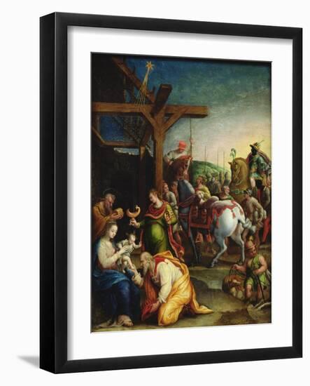 The Adoration of the Magi, Late 16th Century-Lavinia Fontana-Framed Giclee Print