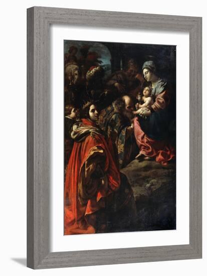 The Adoration of the Magi, Late 16th or 17th Century-Rutilio Manetti-Framed Giclee Print