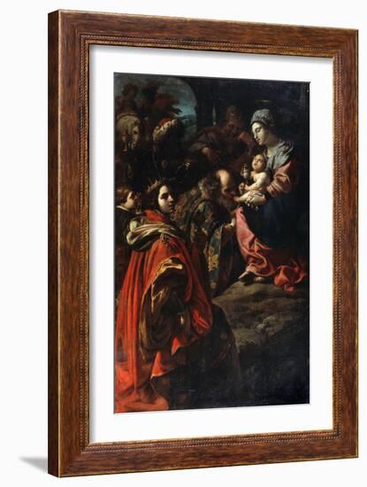 The Adoration of the Magi, Late 16th or 17th Century-Rutilio Manetti-Framed Giclee Print