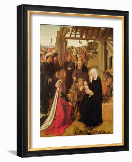 The Adoration of the Magi (Oil on Oak Panel)-Gerard David-Framed Giclee Print