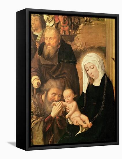 The Adoration of the Magi (Oil on Oak Panel)-Gerard David-Framed Premier Image Canvas