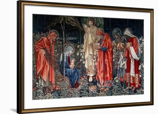 The Adoration of the Magi, Tapestry, 1890-Morris & Co-Framed Giclee Print