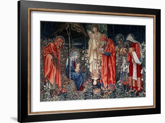 The Adoration of the Magi, Tapestry, 1890-Morris & Co-Framed Giclee Print