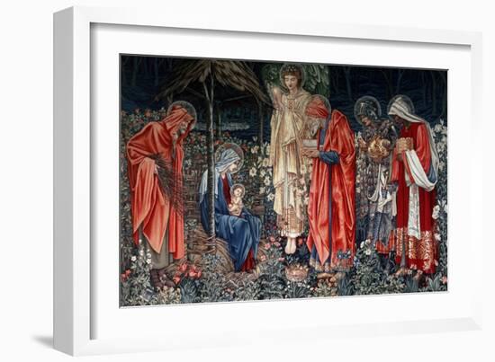 The Adoration of the Magi, Tapestry, 1890-Morris & Co-Framed Giclee Print