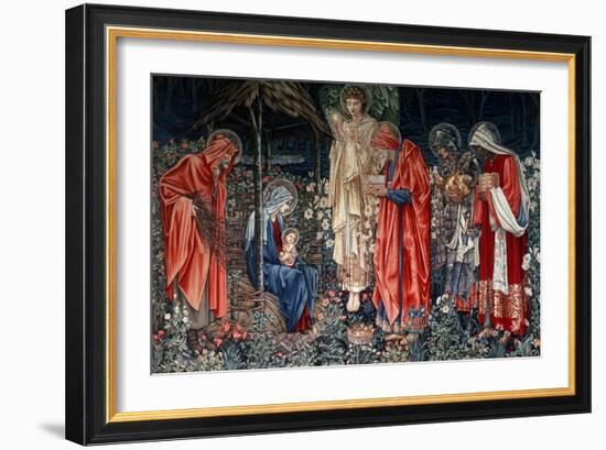 The Adoration of the Magi, Tapestry, 1890-Morris & Co-Framed Giclee Print