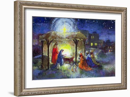 The Adoration of the Magi-Stanley Cooke-Framed Giclee Print