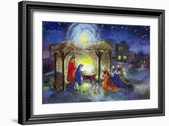 The Adoration of the Magi-Stanley Cooke-Framed Giclee Print