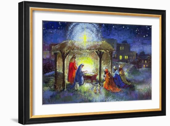 The Adoration of the Magi-Stanley Cooke-Framed Giclee Print