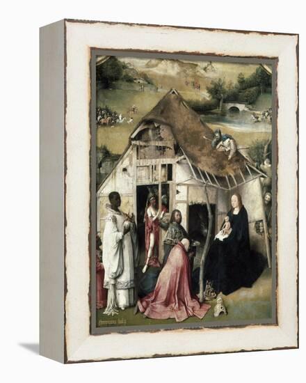 The Adoration of the Magi-Hieronymus Bosch-Framed Stretched Canvas