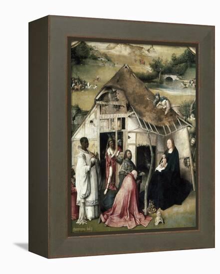 The Adoration of the Magi-Hieronymus Bosch-Framed Stretched Canvas