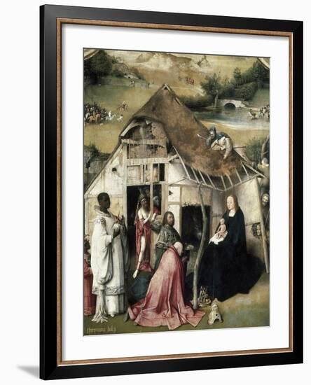 The Adoration of the Magi-Hieronymus Bosch-Framed Art Print