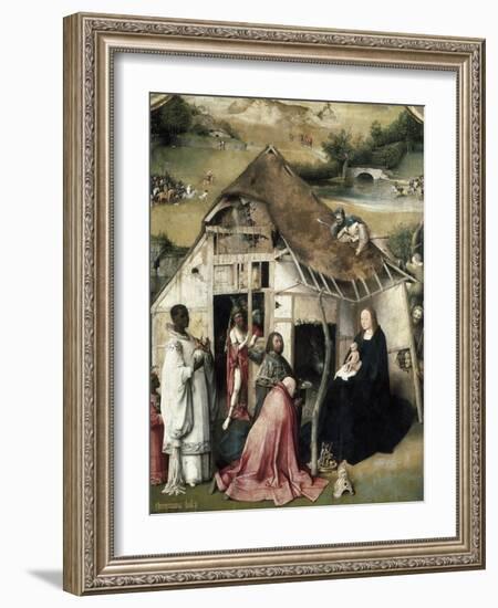 The Adoration of the Magi-Hieronymus Bosch-Framed Art Print