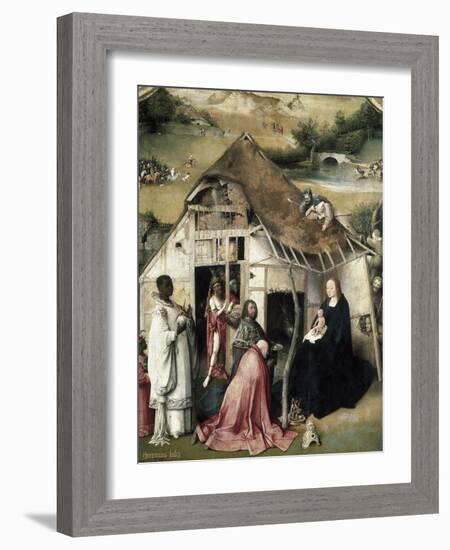 The Adoration of the Magi-Hieronymus Bosch-Framed Art Print