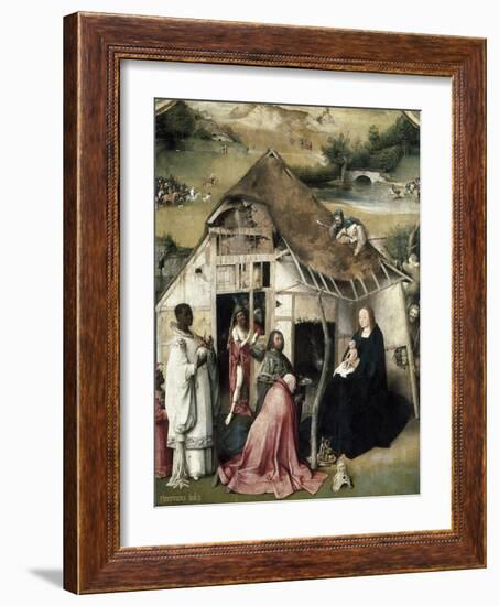 The Adoration of the Magi-Hieronymus Bosch-Framed Art Print