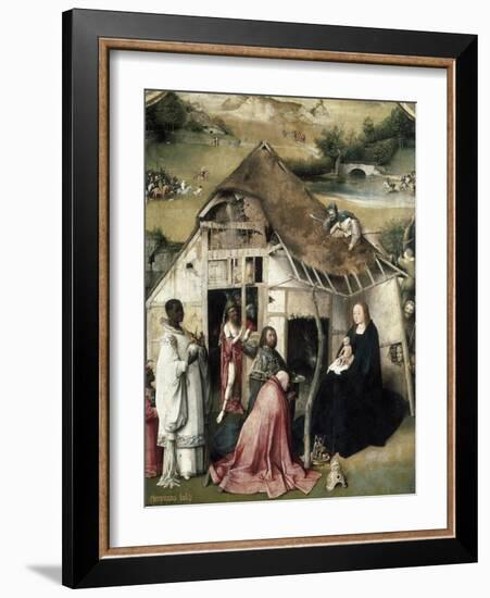 The Adoration of the Magi-Hieronymus Bosch-Framed Art Print