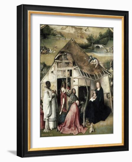 The Adoration of the Magi-Hieronymus Bosch-Framed Art Print