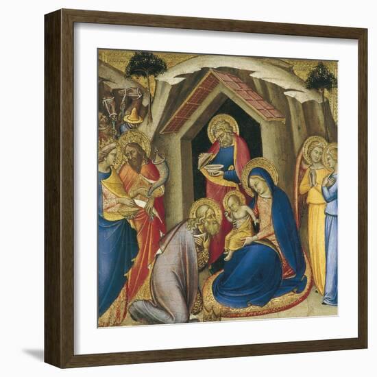 The Adoration of the Magi-Luca di Tommè-Framed Giclee Print