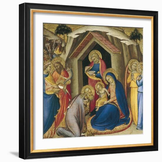 The Adoration of the Magi-Luca di Tommè-Framed Giclee Print