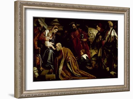 The Adoration of the Magi-Paolo Veronese-Framed Giclee Print