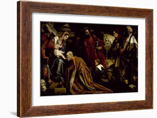 The Adoration of the Magi-Paolo Veronese-Framed Giclee Print