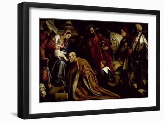 The Adoration of the Magi-Paolo Veronese-Framed Giclee Print