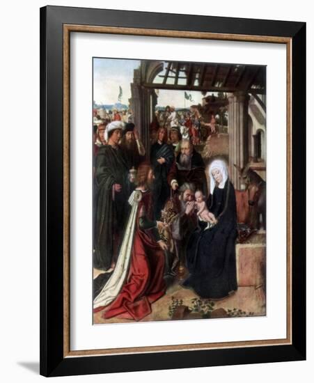 The Adoration of the Magi-Gerard David-Framed Giclee Print