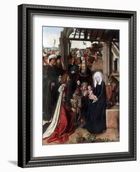 The Adoration of the Magi-Gerard David-Framed Giclee Print