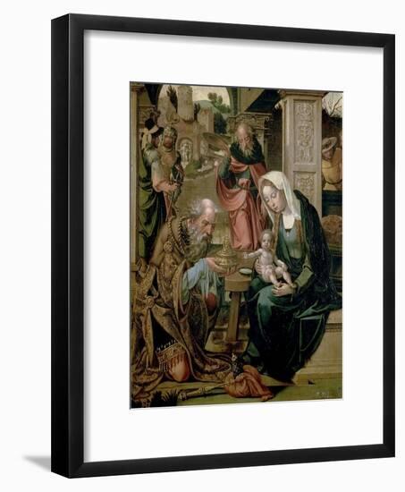 The Adoration of the Magi-Pieter Coecke Van Aelst the Elder-Framed Giclee Print