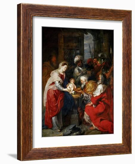 The Adoration of the Magi-Peter Paul Rubens-Framed Giclee Print