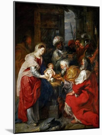 The Adoration of the Magi-Peter Paul Rubens-Mounted Giclee Print