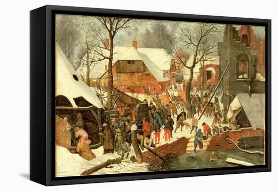 The Adoration of The Magi-Pieter Brueghel the Younger-Framed Premier Image Canvas