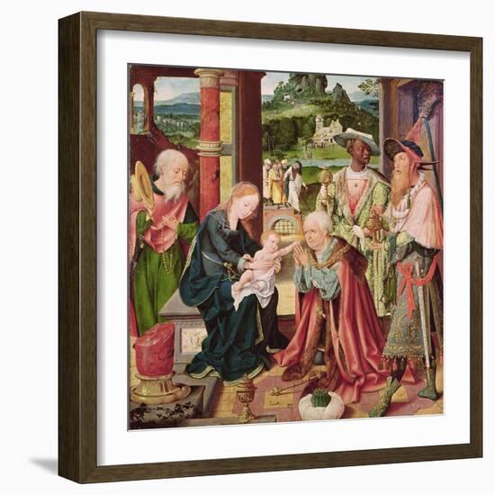 The Adoration of the Magi-Joos Van Cleve-Framed Giclee Print