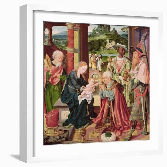 The Adoration of the Magi-Joos Van Cleve-Framed Giclee Print