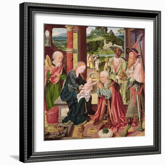 The Adoration of the Magi-Joos Van Cleve-Framed Giclee Print
