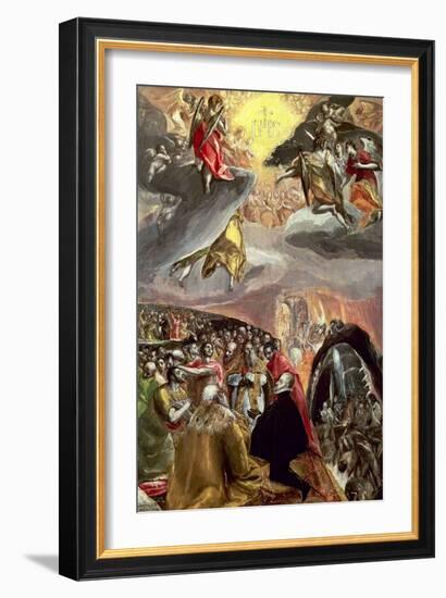 The Adoration of the Name of Jesus-El Greco-Framed Giclee Print