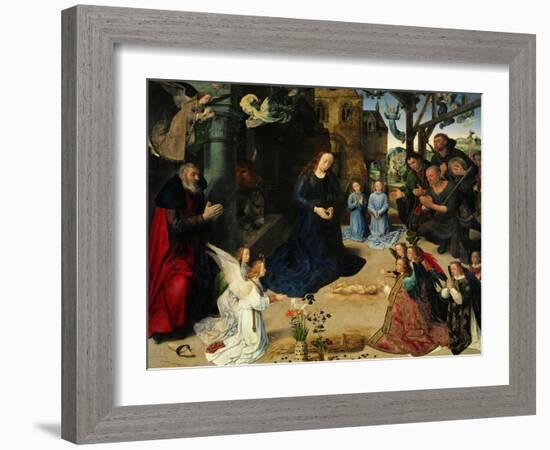 The Adoration of the Shepherds, 1476-Hugo van der Goes-Framed Giclee Print