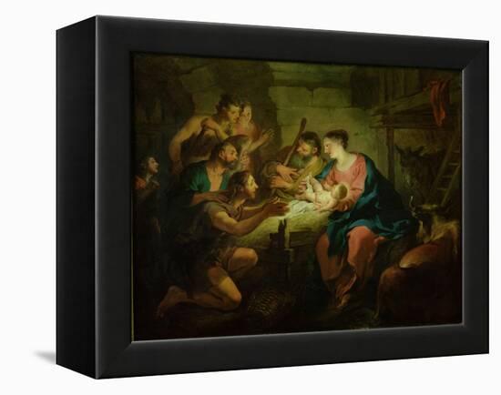 The Adoration of the Shepherds, 1725-Jean Francois de Troy-Framed Premier Image Canvas