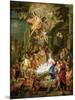 The Adoration of the Shepherds, 1741-Frans Christoph Janneck-Mounted Giclee Print