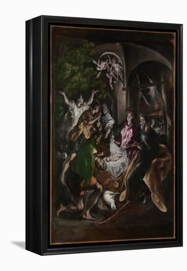 The Adoration of the Shepherds, c.1605-10-El Greco-Framed Premier Image Canvas