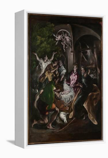 The Adoration of the Shepherds, c.1605-10-El Greco-Framed Premier Image Canvas