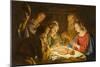 The Adoration of the Shepherds, c.1635-1637-Matthias Stomer-Mounted Giclee Print