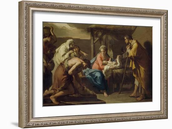 The Adoration of the Shepherds, Post 1798-Gaetano Gandolfi-Framed Giclee Print