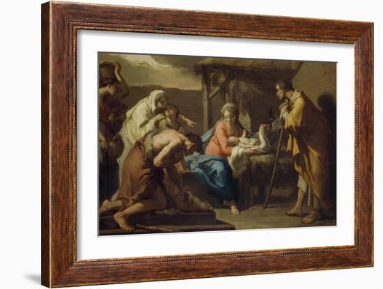 The Adoration of the Shepherds, Post 1798-Gaetano Gandolfi-Framed Giclee Print