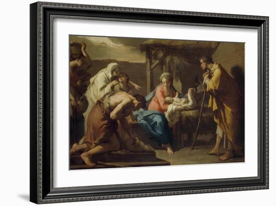 The Adoration of the Shepherds, Post 1798-Gaetano Gandolfi-Framed Giclee Print