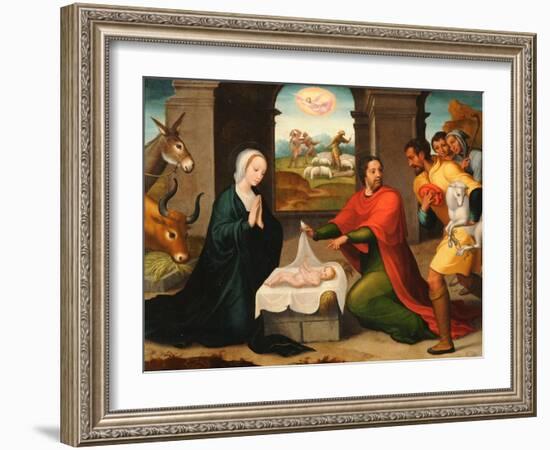 The Adoration of the Shepherds-Juan Correa de Vivar-Framed Giclee Print