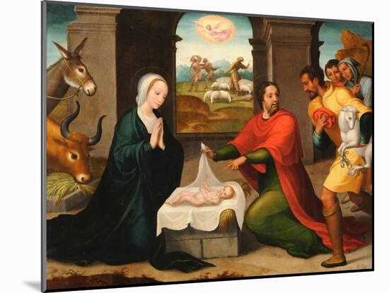 The Adoration of the Shepherds-Juan Correa de Vivar-Mounted Giclee Print