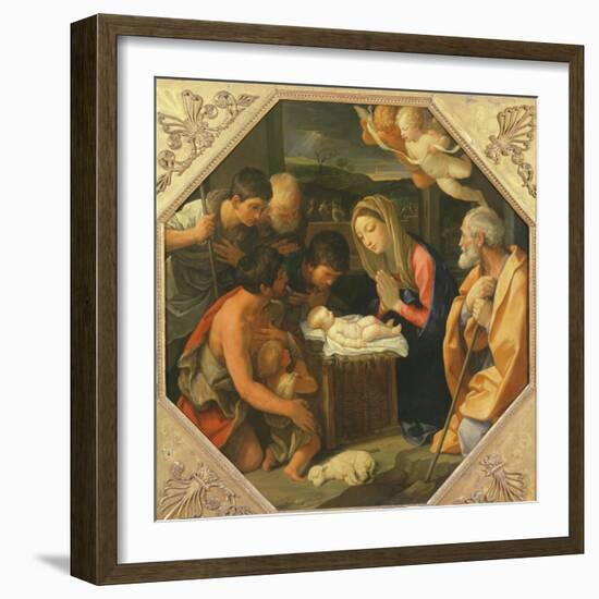 The Adoration of the Shepherds-Guido Reni-Framed Giclee Print